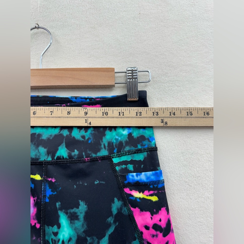 Fila Sport Women’s Small Running Leggings Bright Tie Dye Performance Athlete - Picture 5 of 8